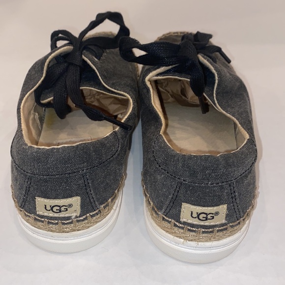 UGG Eyan II Espadrille Canvas Lace Up Sneakers - Picture 10 of 12